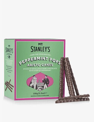 MR Stanley's Peppermint Pops Aristo Chocolate Canes 100g