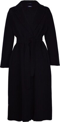 'S Max Mara Belted Long-Sleeved Coat-AB