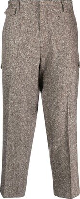 Cropped Straight-Leg Trousers-AS