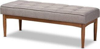 Sanford Wood Dining Ottoman n