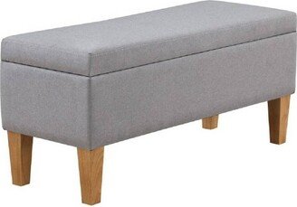 42″ Mico Storage Ottoman Natural