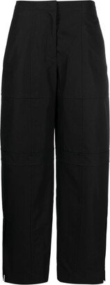 Panelled Straight-Leg Cut Trousers