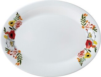 Language Of Flowers - 14 In. Oval Platter