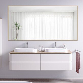 EPOWP Oversize Bathroom/Vanity Mirror - Silver