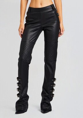 Della Leather Pant