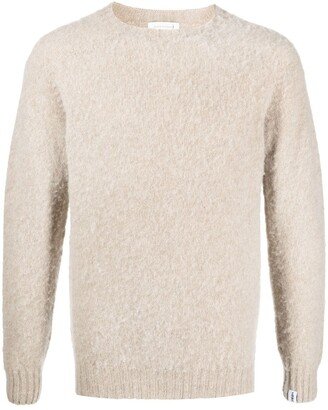 HUTCHINS wool crew-neck jumper