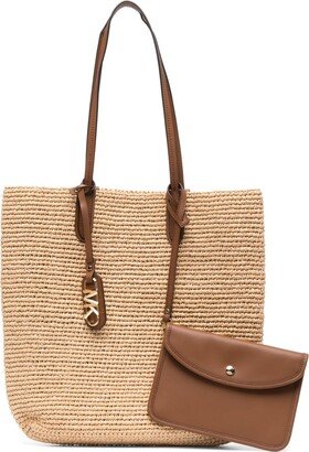 Eliza straw maxi tote bag