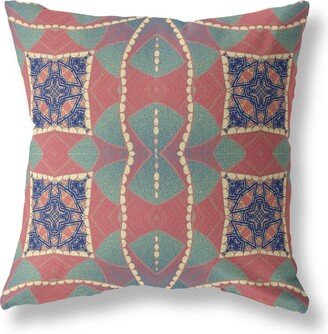 Amrita Sen Designs Cosmic Circle Sprays Indoor Outdoor Pillow