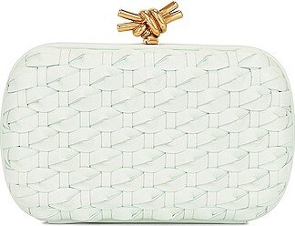 Knot Minaudiere Clutch in Mint