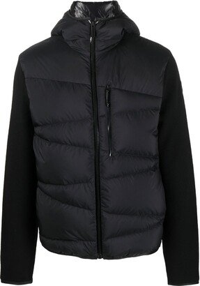 Panelled Padded Hooded Jacket-AB