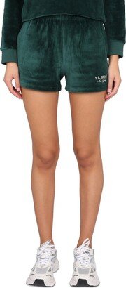 Logo Embroidered Shorts-AB