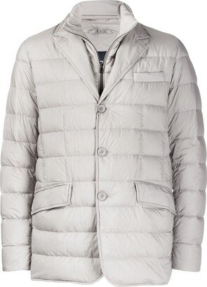 Single-Breasted Padded Jacket-AB