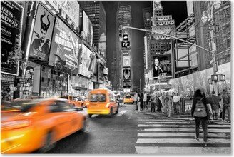 David Ayash 'Times Square' Canvas Art - 16 x 24
