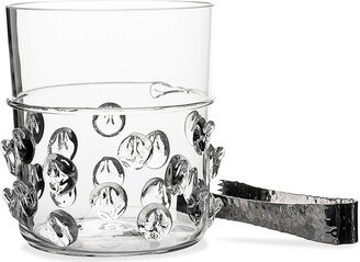 Florence Ice Bucket With Tongs-AB