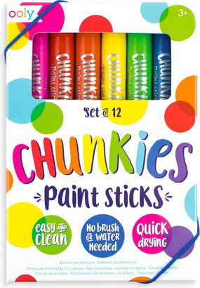 Ooly Chunkies Paint Sticks Assorted Pkg/12