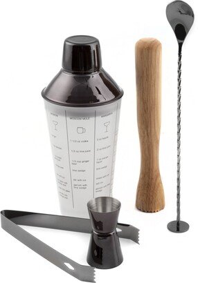 Thirstystone by Recipe Shaker and Tools Mixology Set, 5 Pieces