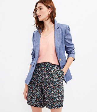 Fluid Bermuda Shorts in Spring Bloom