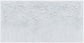 White Snow A Textured Metallic Hand Painted Wall Art by Martin Edwards, 24