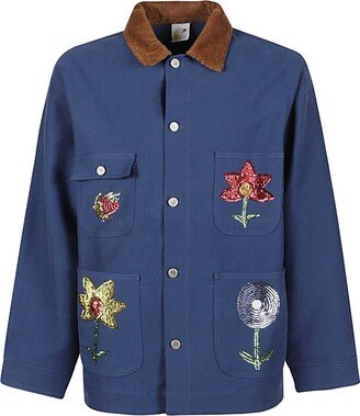 SKY HIGH FARM Embroidered denim jacket