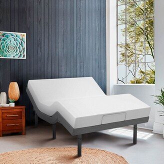 Renanim Adjustable Bed Base with 14-inch Hybrid Foam Mattress