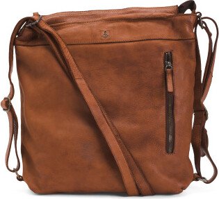 Leather North South Convertible Backpack for Women