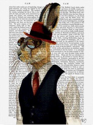 Fab Funky Horatio Hare in Waistcoat Canvas Art - 36.5