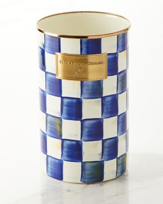 Royal Check Utensil Holder