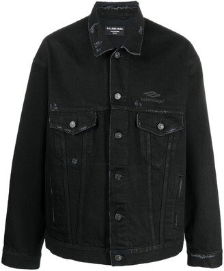 3B Sports Icon Large Fit denim jacket