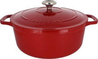 French Enameled Cast Iron 3.25 Qt. Round Dutch Oven