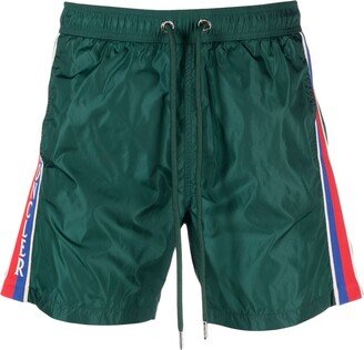 Logo-Patch Swim Shorts-AH