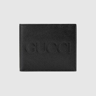 Wallet with embossed logo