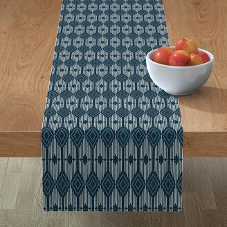 Table Runners: West End Table Runner, 108X16, Blue