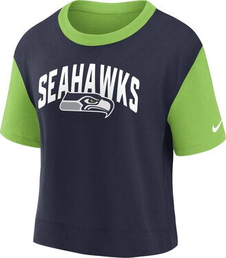 Women's Fashion (NFL Seattle Seahawks) High-Hip T-Shirt in Green