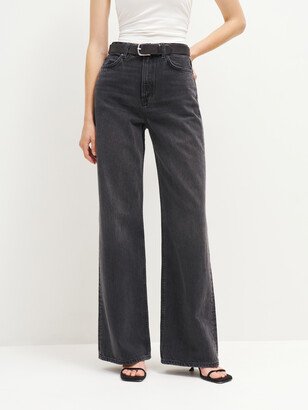 Cary High Rise Slouchy Wide Leg Jeans-AA