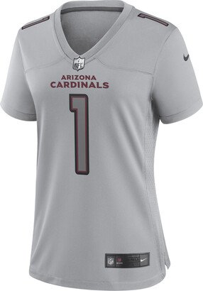 Women's NFL Arizona Cardinals Atmosphere (Kyler Murray) Fashion Football Jersey in Grey