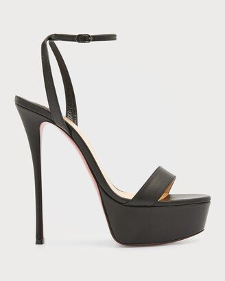 Loubi Queen Red Sole Platform Sandals