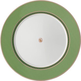 Signum dinner plate, Porcelain, Green