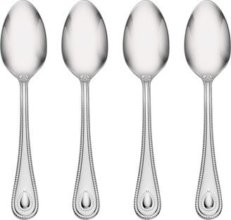 French Perle Dinner Spoons, Set of 4