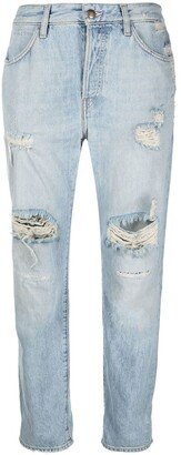 Washington Dee Cee Distressed Straight-Leg Jeans