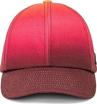 Signature Cap In Gradient Sunset in Burgundy