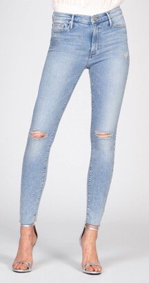 Carman High Rise Fray Denim In Flying High