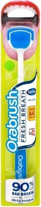 DenTek Orabrush Tongue Cleaner for Bad Breath and Bacteria Removal