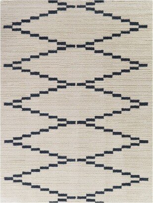 7'10x10' Ledward Southwestern Trellis Rug Blue