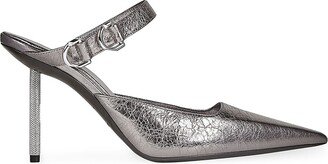 Voyou Slingbacks In Laminated Leather