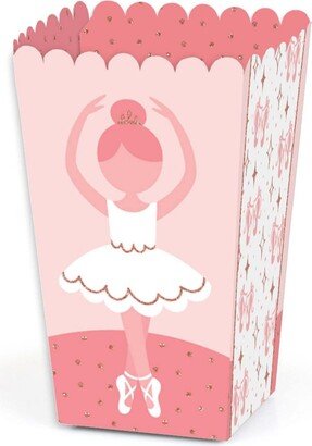 Big Dot Of Happiness Tutu Cute Ballerina - Party Favor Popcorn Treat Boxes - 12 Ct