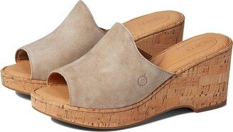 Lilah (Cream) Women's Wedge Shoes