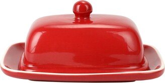 Chroma Red Butter Dish