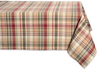 Give Thanks Plaid Tablecloth