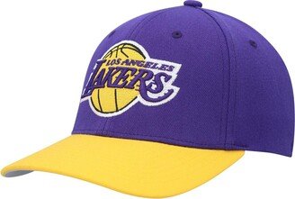 Men's Purple, Gold Los Angeles Lakers Mvp Team Two-Tone 2.0 Stretch-Snapback Hat - Purple, Gold