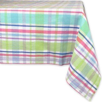 Spring Plaid Tablecloth 60